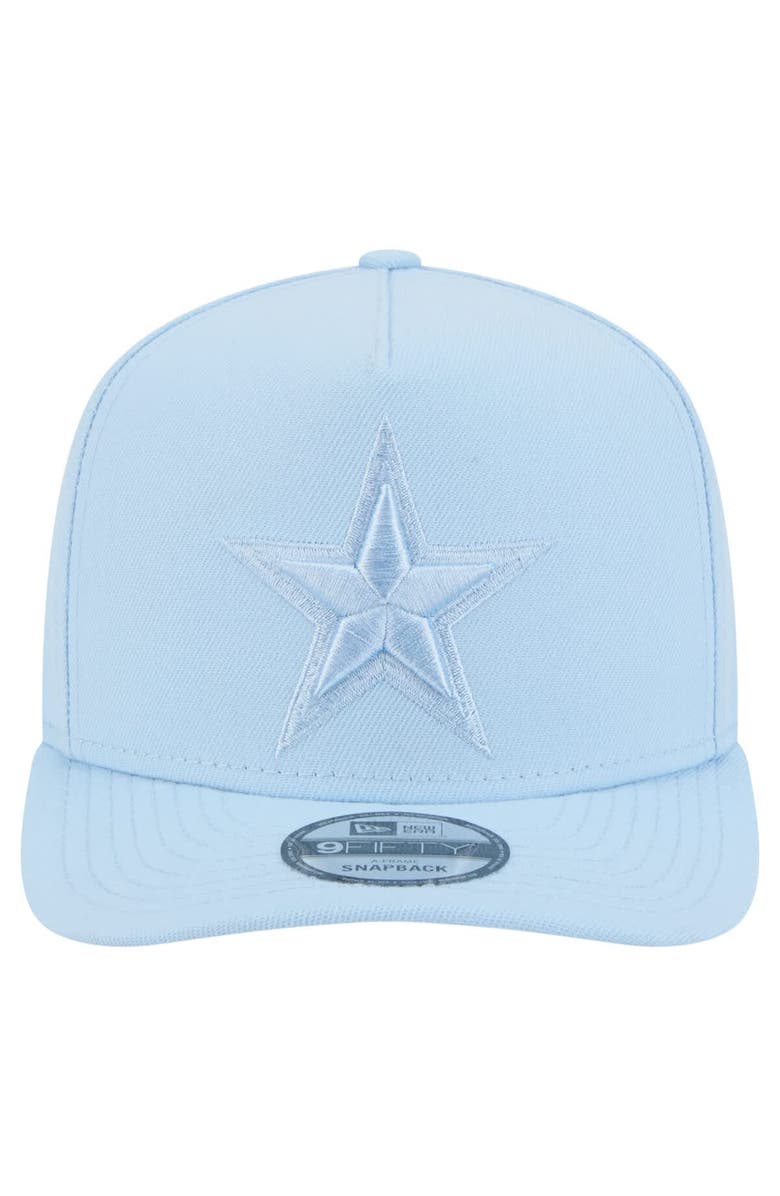 New Era Men's New Era Light Blue Dallas Cowboys Color Pack 9FIFTY Snapback Hat, Alternate, color, 