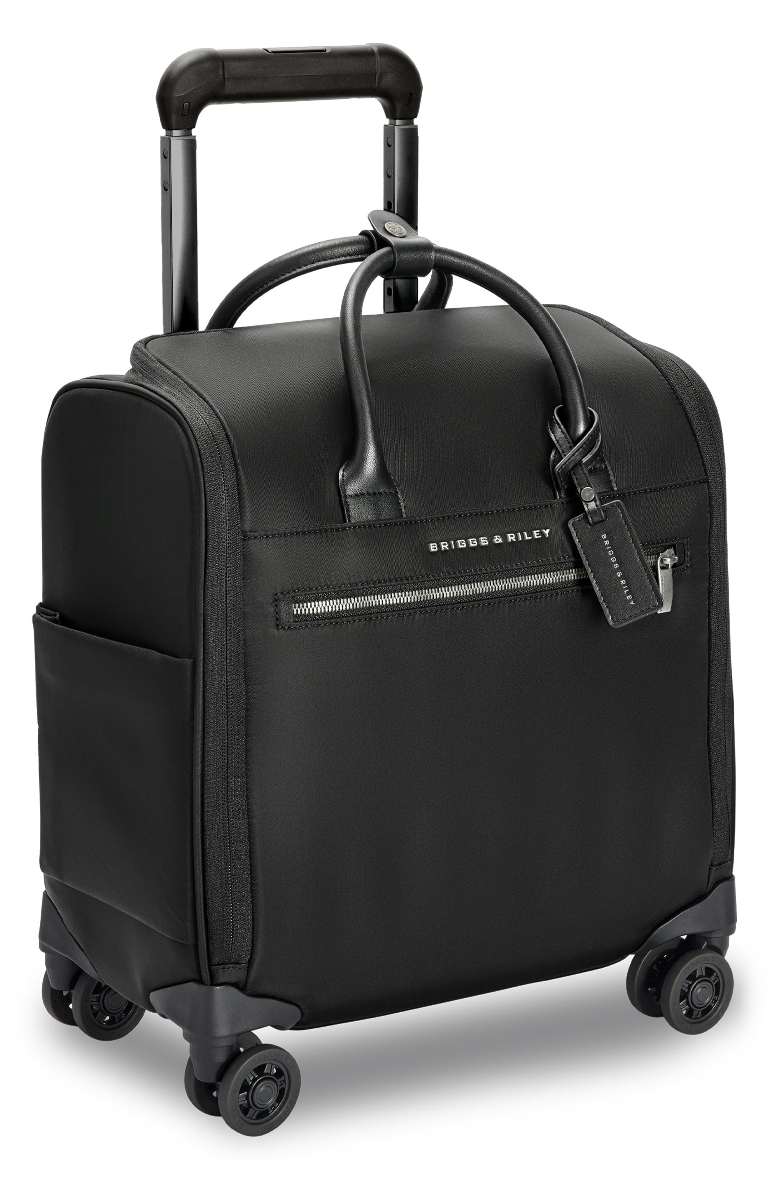 Briggs & Riley Rhapsody Cabin Spinner Carry-On Suitcase, Alternate, color, Black