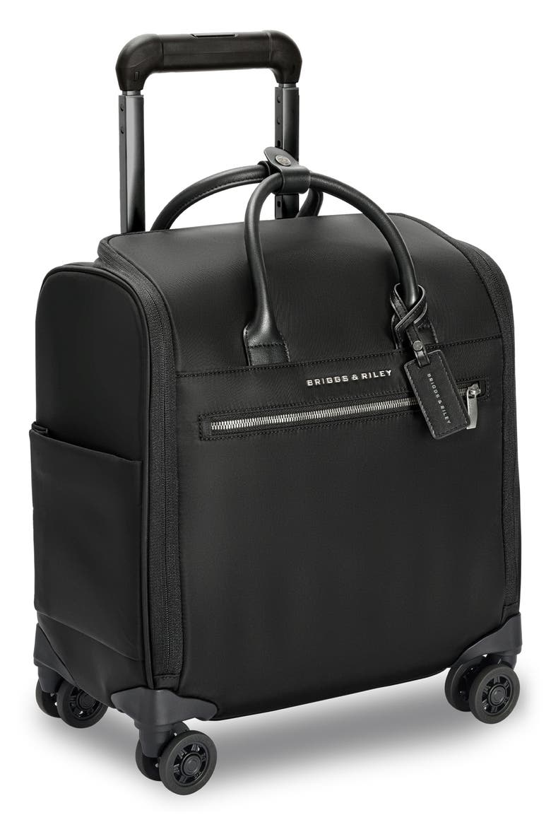Rhapsody Cabin Spinner Carry-On Suitcase, Alternate, color, BLACK