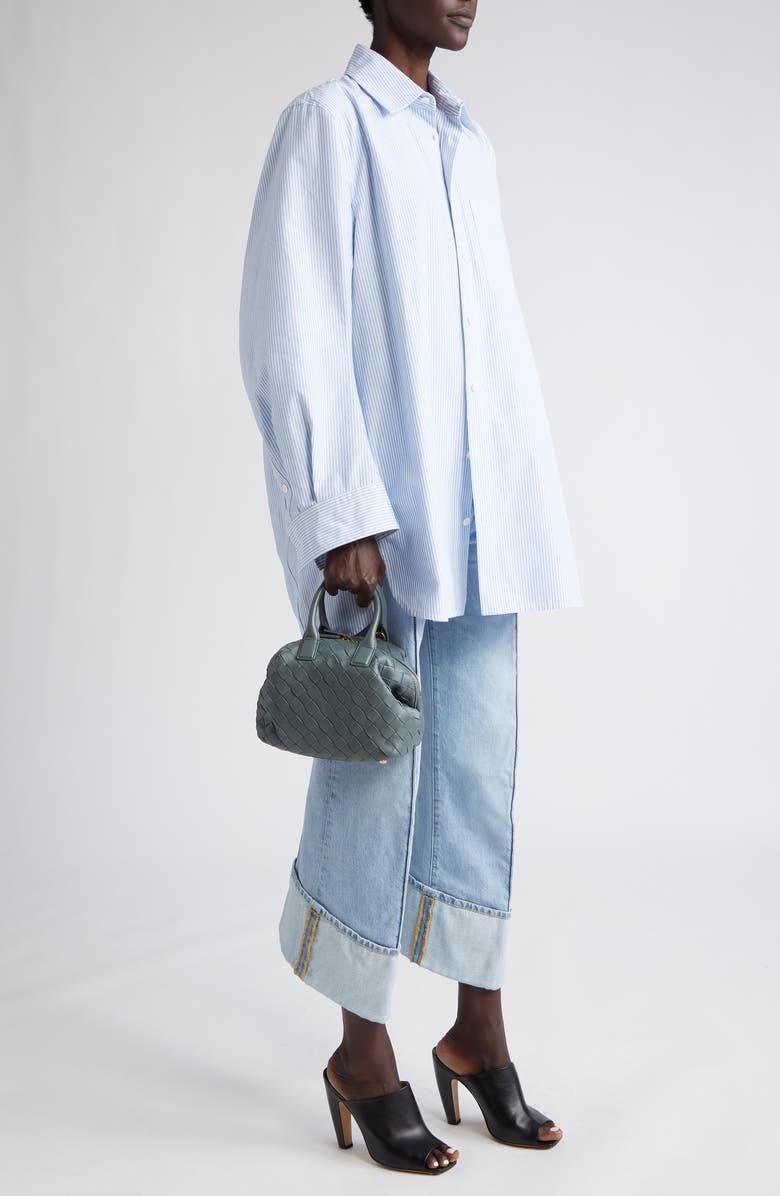 Bottega Veneta Mini Bauletto Intreciatto Lambskin Leather Handbag, Alternate, color,