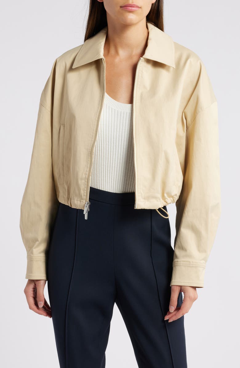 A.L.C. Harry Stretch Sateen Jacket, Main, color, 
