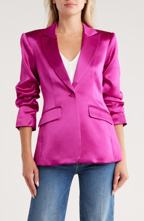 Cheyenne Satin Blazer