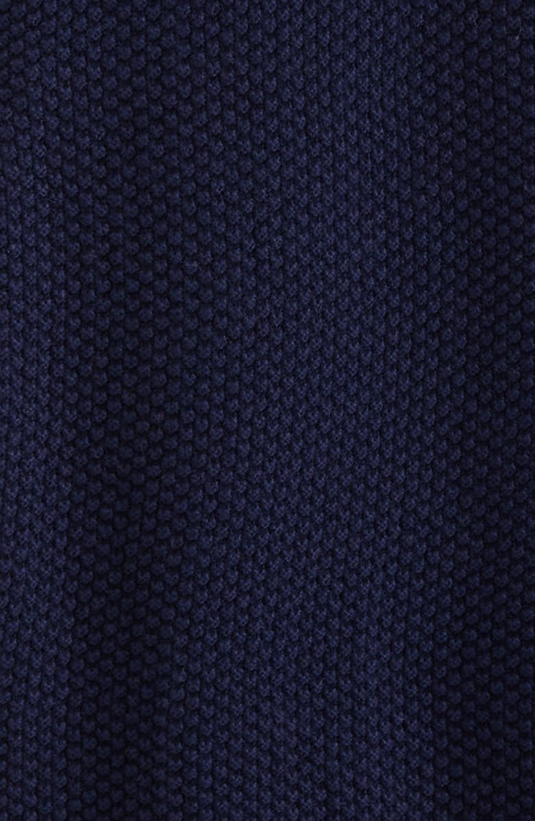 Nordstrom Kids' Texture Polo Sweater, Alternate, color, Navy Peacoat