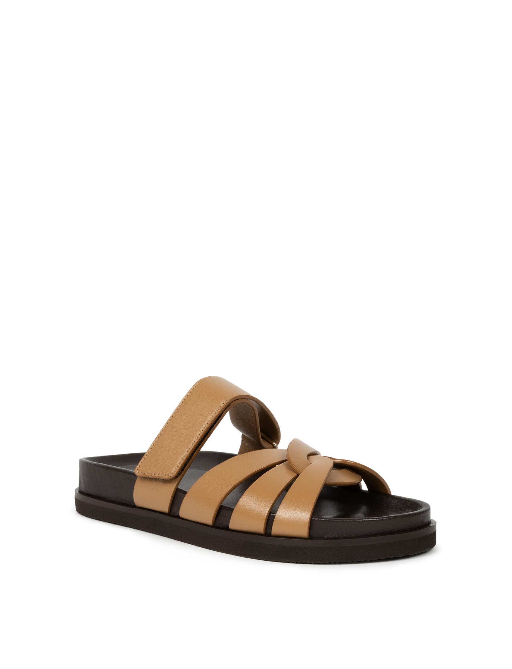 Atlas Flat Sandals, Alternate, color, Hazelnut