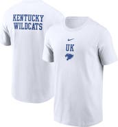 Nike Men's Nike White Kentucky Wildcats 2-Hit Stacked T-Shirt
