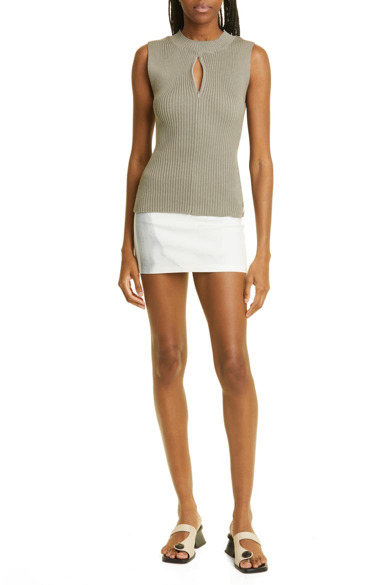 Paloma Wool Digital Face Print Miniskirt (Women) | Nordstrom