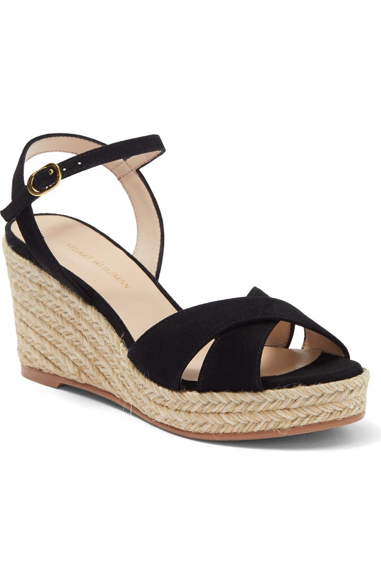 Stuart Weitzman Rosemarie Leather Sandal, Main, color,