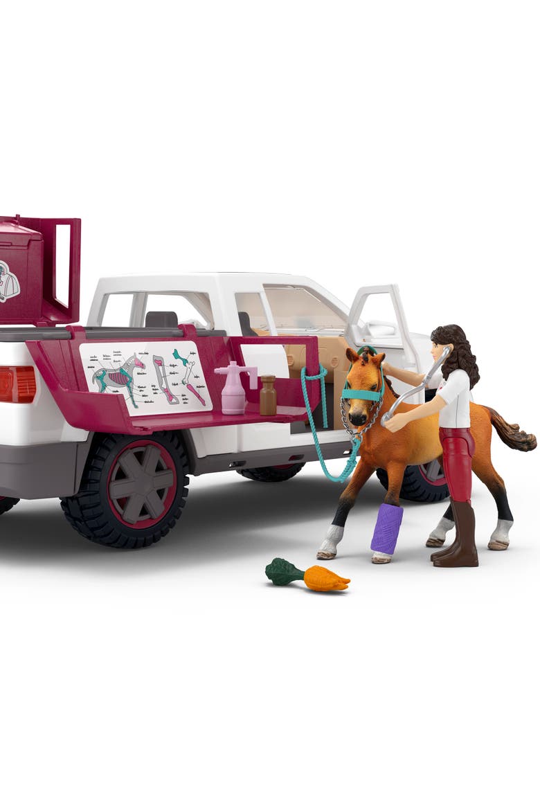 Horse Club, Mobile Vet & Trailer, 90 Piece Animal Toy Playset, Kids 5+, Alternate, color, Multicolored