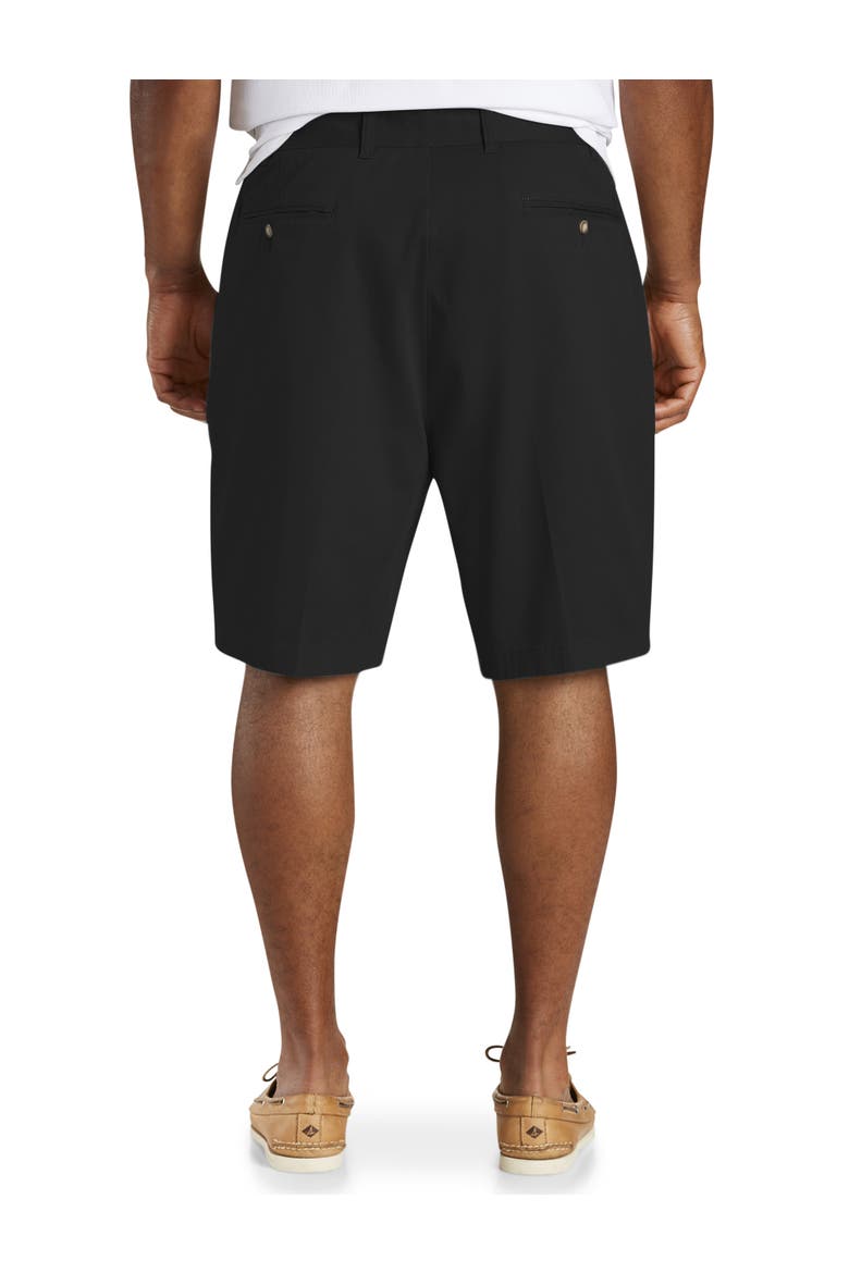 Big & Tall Deck Stretch Shorts, Alternate, color, BLACK