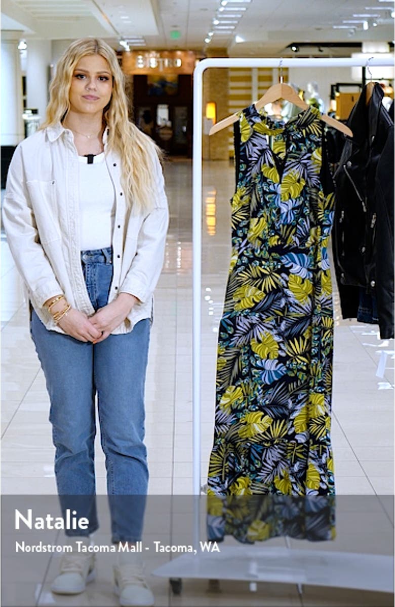 Halter Neck Tiered Maxi Dress, sales video thumbnail