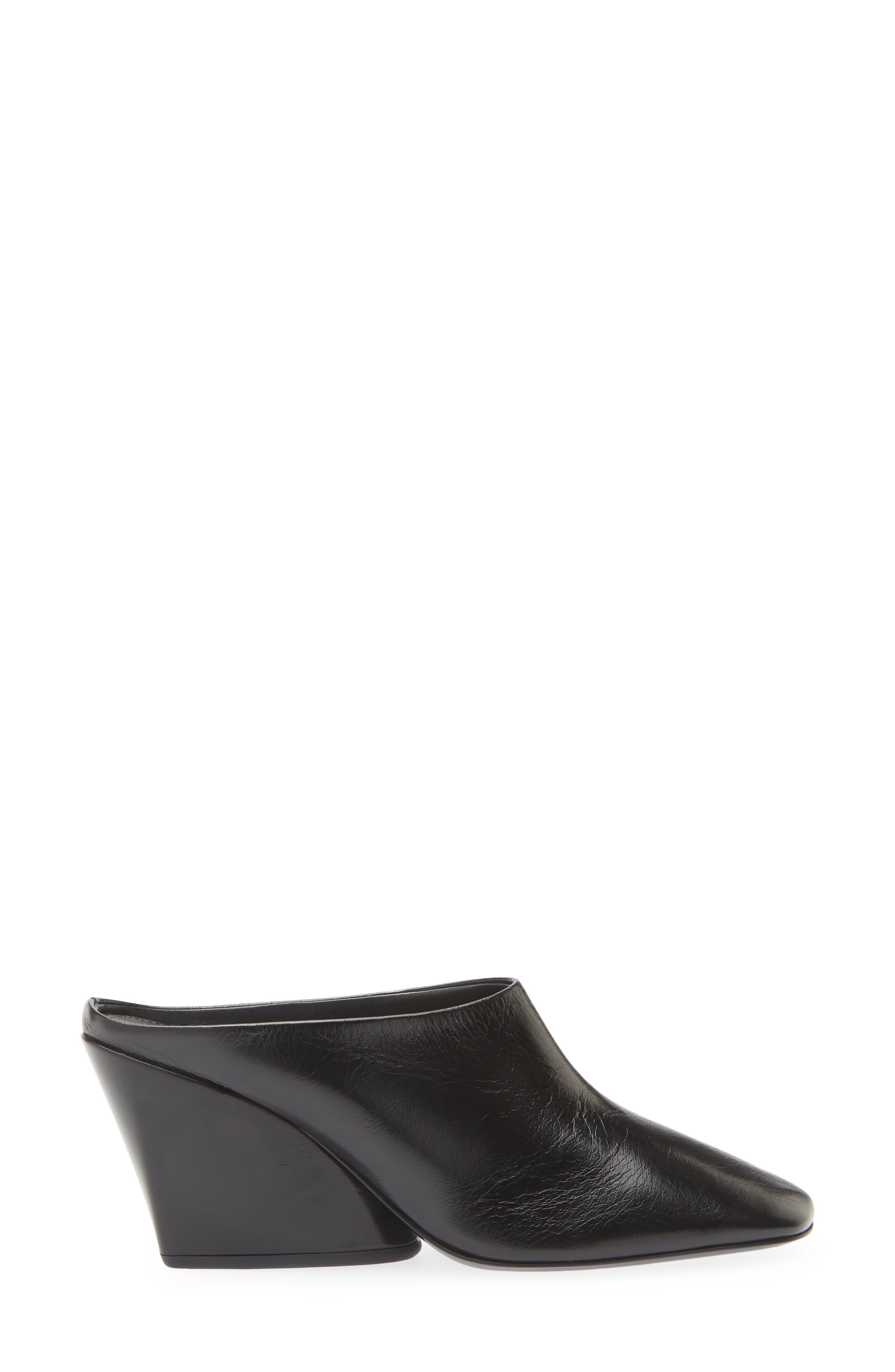 Proenza Schouler Slant Mule, Alternate, color, Black