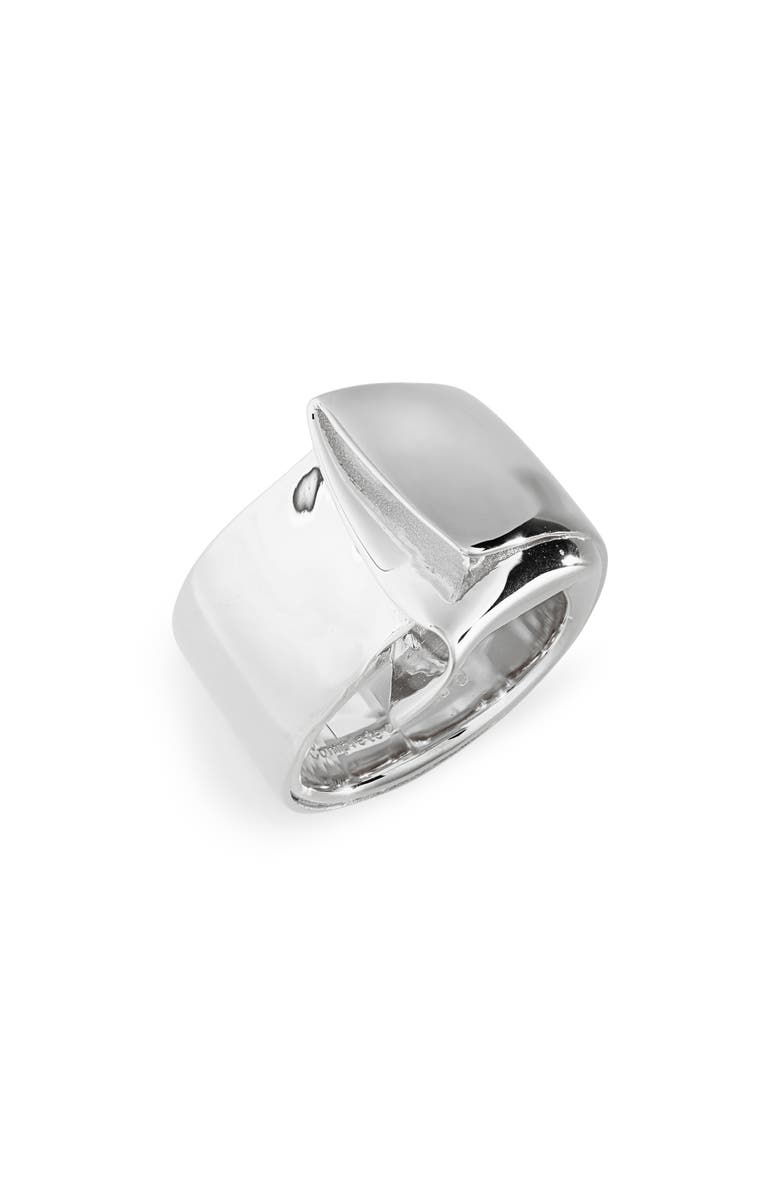 COMPLETEDWORKS Draped Fold Ring, Main, color, Silver Plated