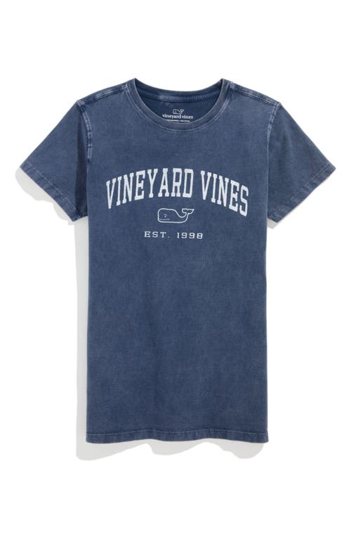 Vineyard Vines Arch Logo Graphic T-shirt In Nautical Navy