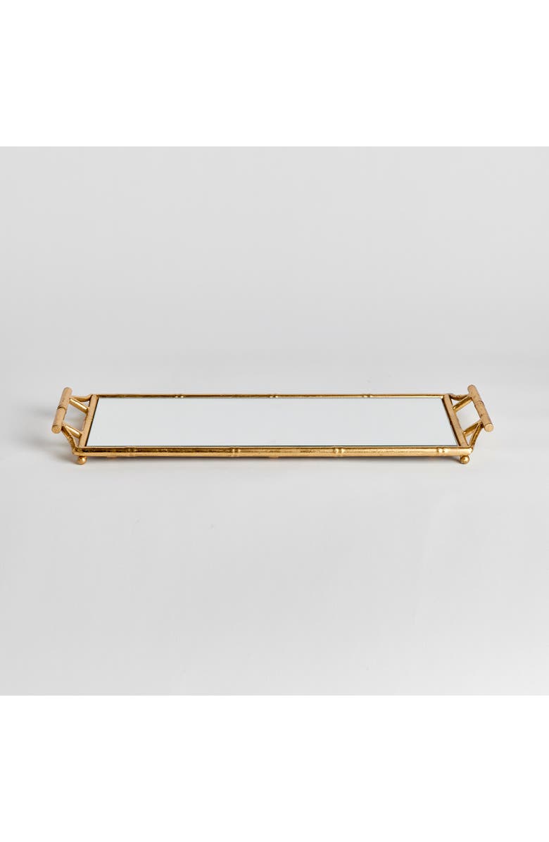 Napa Home & Garden Daphne Narrow Decorative Mirrored Tray With Handles, Alternate, color, 