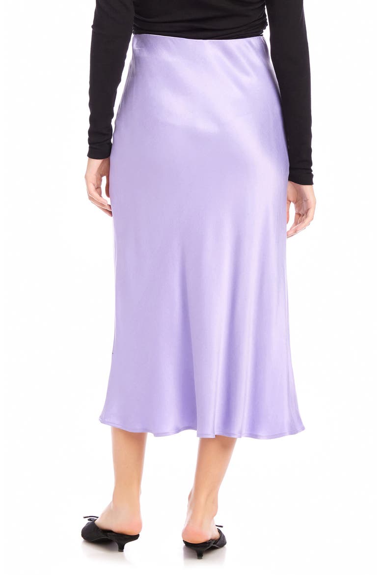 Brielle Side Slit Midi Skirt, Alternate, color, LILAC