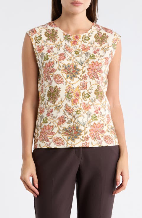 Floral Jacquard Sweater