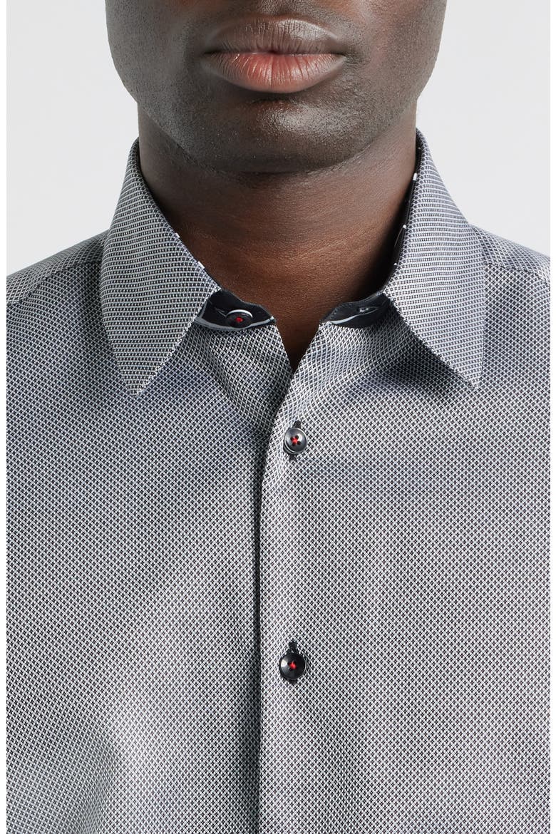 Sinai Collection Luxe Cotton Dress Shirt, Alternate, color, GRAY