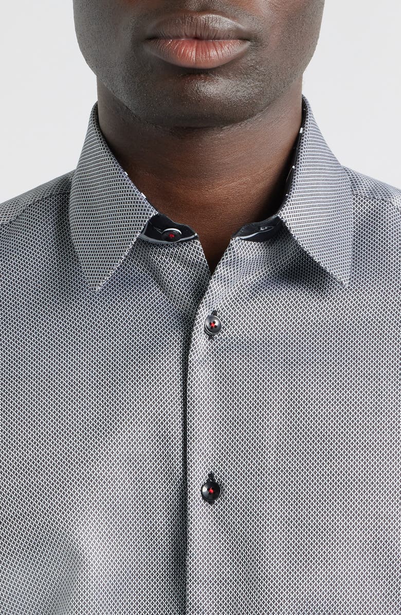 Siragusa Sinai Collection Luxe Cotton Dress Shirt, Alternate, color, Gray