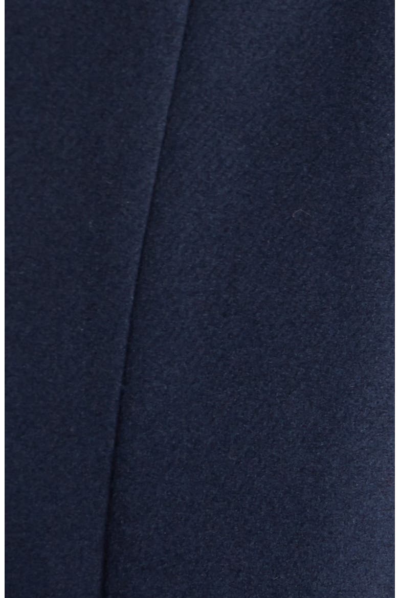 'New Jane' Wool & Alpaca Blend Trim Wrap Coat, Alternate, color, NAVY
