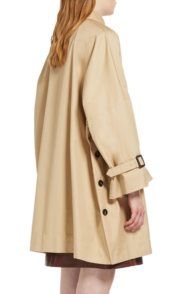 Weekend Max Mara Zelante Double Breasted Reversible Raincoat, Alternate, color, 