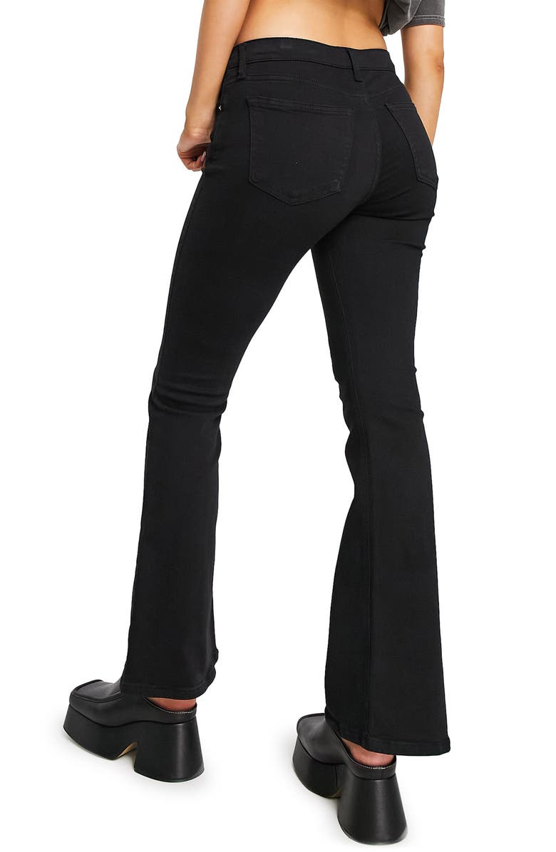 Topshop Low Rise Bootcut Jeans, Alternate, color,