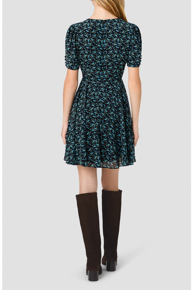 Marina Ditsy Floral Chiffon Minidress, Alternate, color, LUCIA DITSY FLEUR