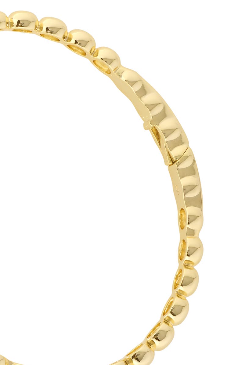 ATHRA LUXE Modern Muse CZ Bypass Bangle, Alternate, color, Gold