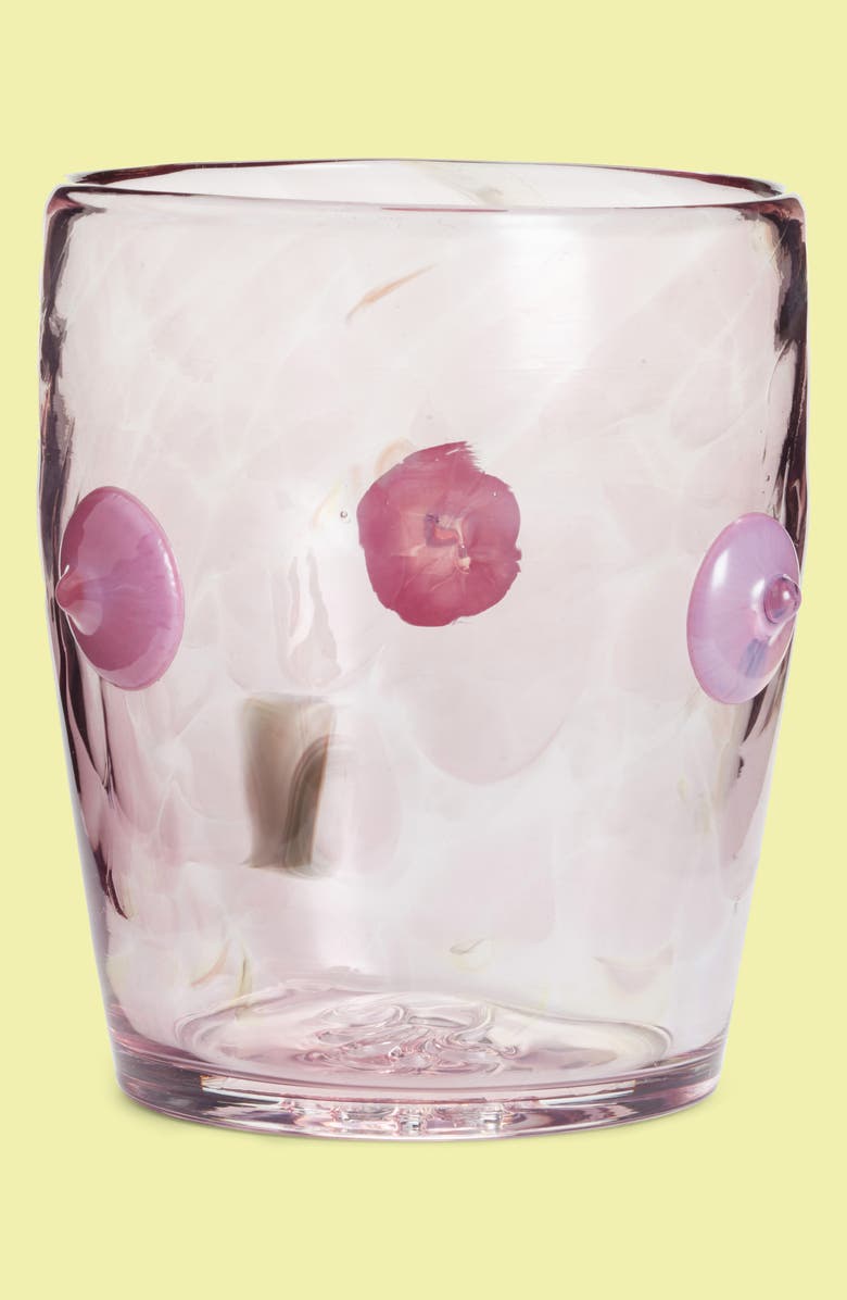 ASP AND HAND Asp & Hand Bubba Pale Mauve Glass Tumbler, Main, color, 