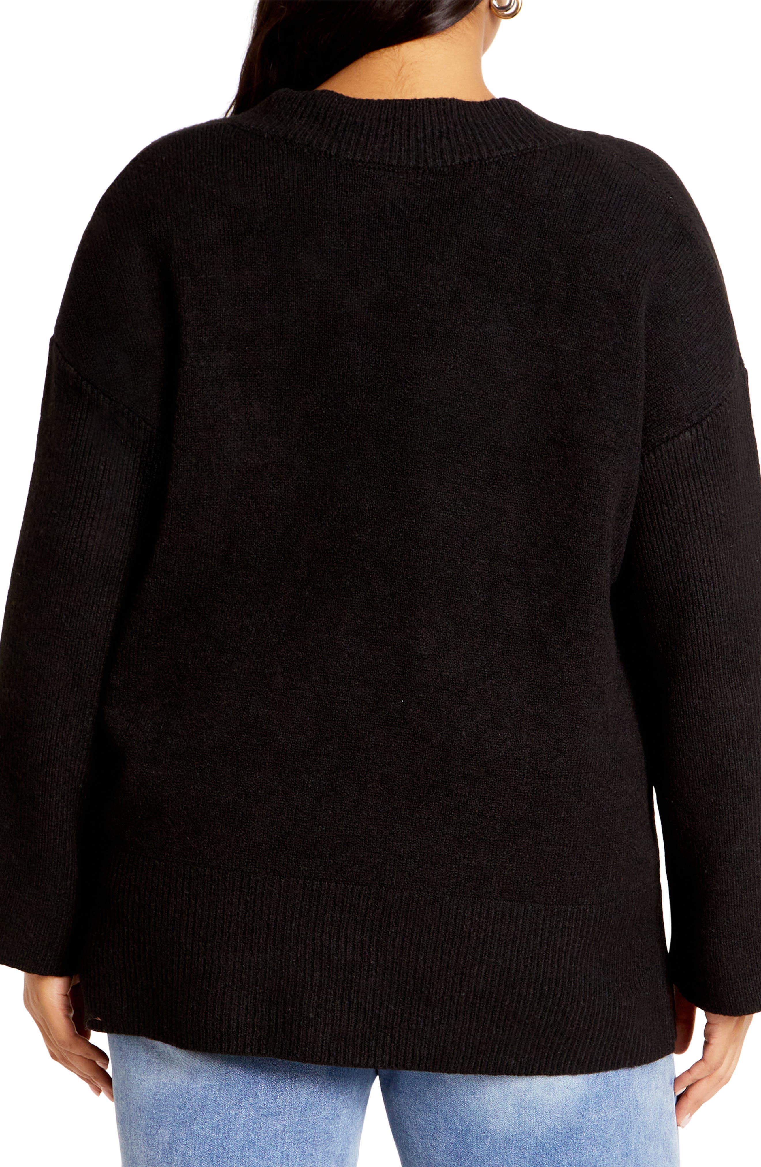 Dorothy Button Cuff Sweater - image 2