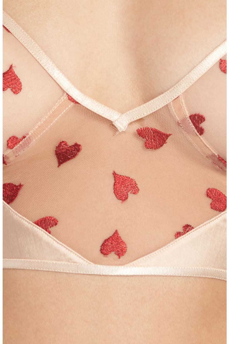 Intimately FP Crush On You Bralette, Alternate, color, RED
