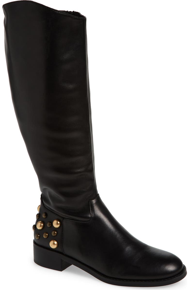 Cecelia New York Readding Stud Knee High Boot, Main, color,