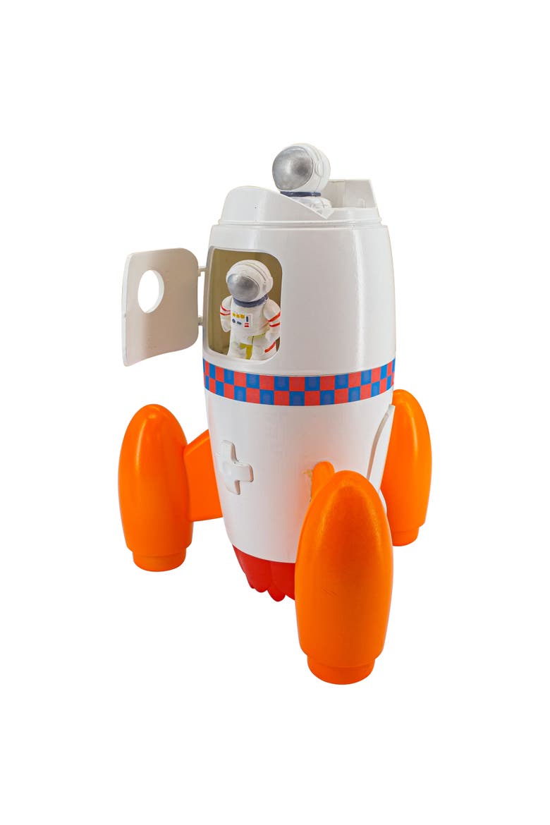Blast-N-Go Activity Rocket Motorized Space Ship Adventure Toy, Alternate, color, White
