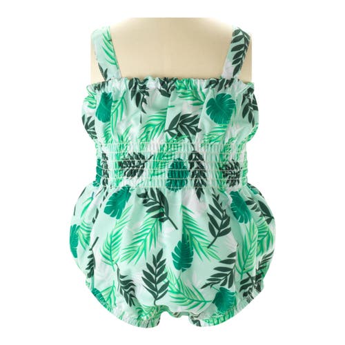 Rachel Riley Palm Tree Swim Bubble In Green