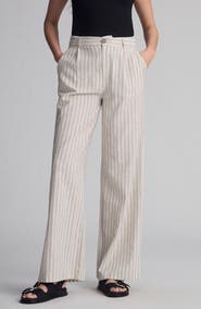 Mavi Jeans Pleated Stripe Pants