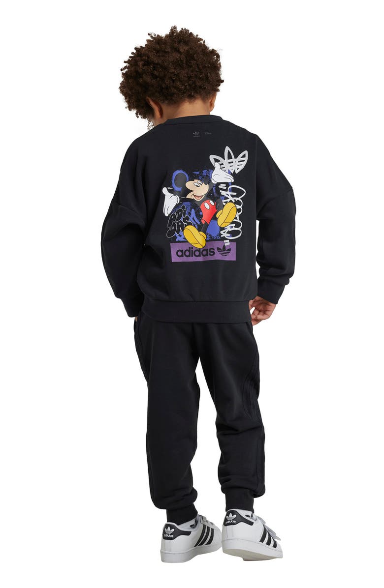 adidas x Disney Kids' Mickey Mouse Sweatshirt & Joggers Set, Alternate, color,