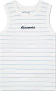 abercrombie kids Kids' Rib Graphic Cotton Blend Tank
