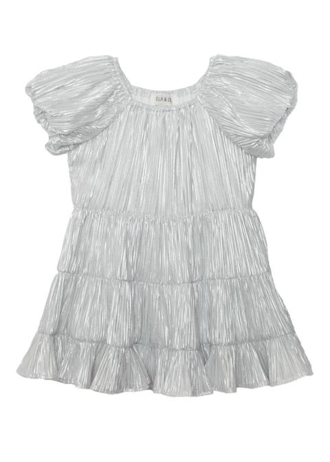 Sparkle and Spin Silver Dress (Toddler, Little Kid & Big Kid)
