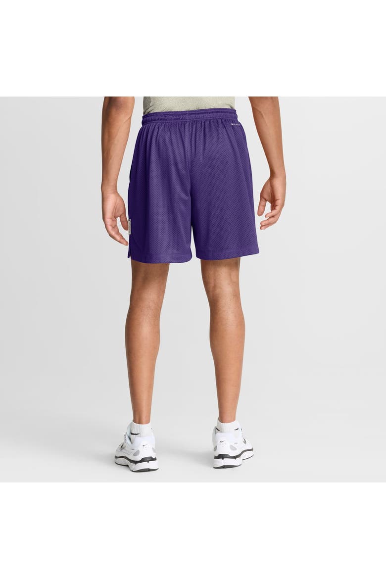 Men's Nike  Purple/Platinum Minnesota Vikings Sideline Standard Issue Dri-FIT Reversible Shorts, Alternate, color, Purple
