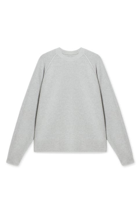 Harvard Wool Crewneck Sweater with Raglan Sleeve