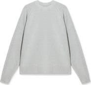 Fortela Harvard Wool Crewneck Sweater with Raglan Sleeve