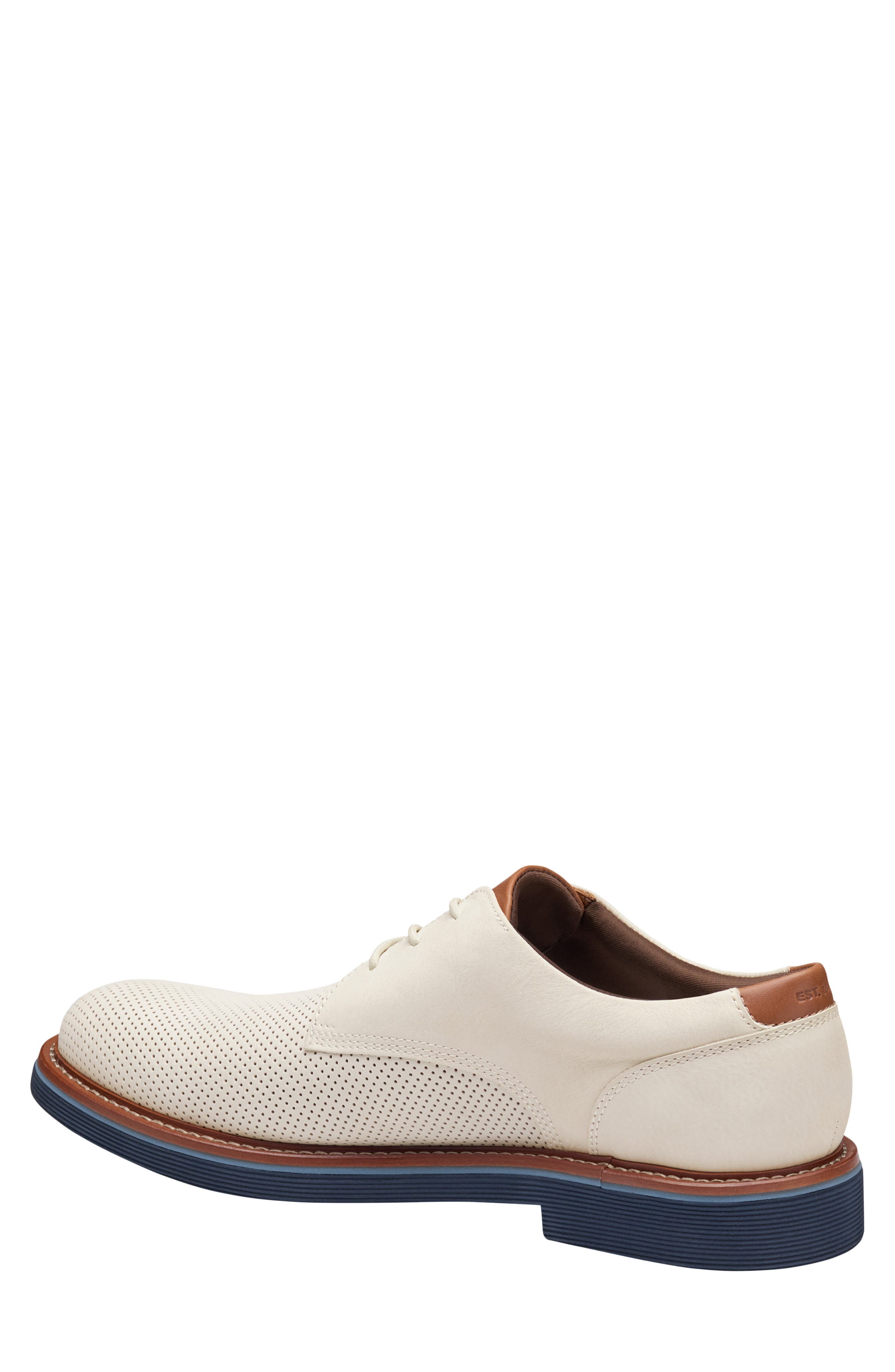 Johnston & Murphy Tyson Perforated Plain Toe Derby, Alternate, color, 
