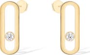 Messika Move Uno Floating Diamond Stud Earrings