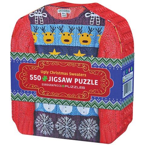 Puzzle Tin Ugly Christmas Sweaters 550 Piece