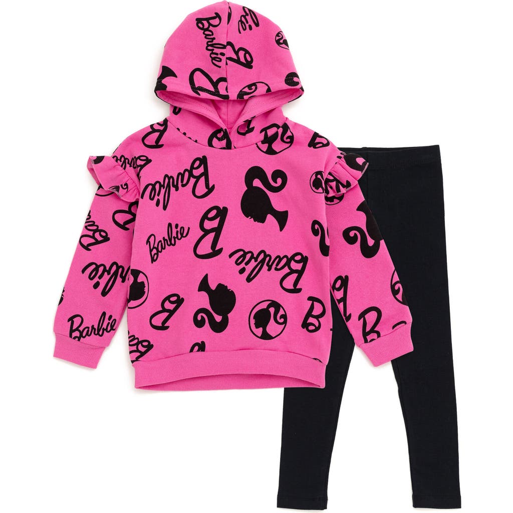 Barbie Hoodie & Leggings Set In Multi
