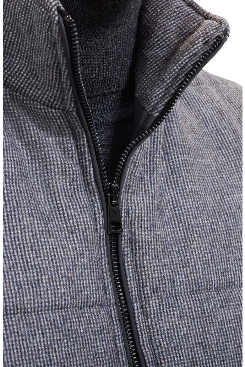 Wool Blend Padded Vest, Alternate, color, STONE