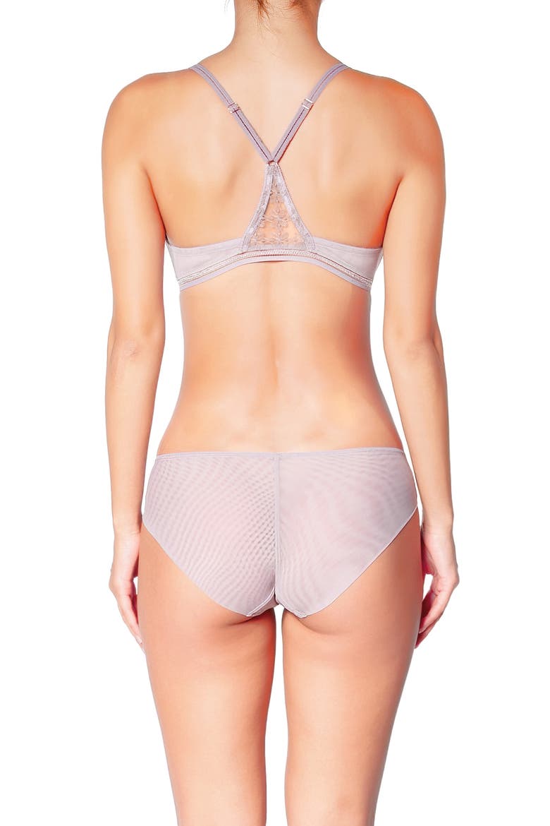 Café Fleur Bikini Briefs, Alternate, color, TAUPE