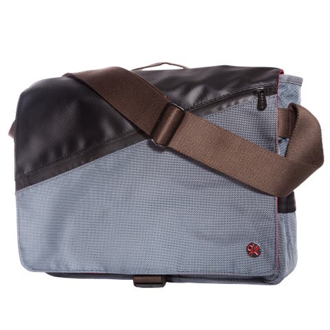Grand Army Medium Messenger Bag with Back Zipper