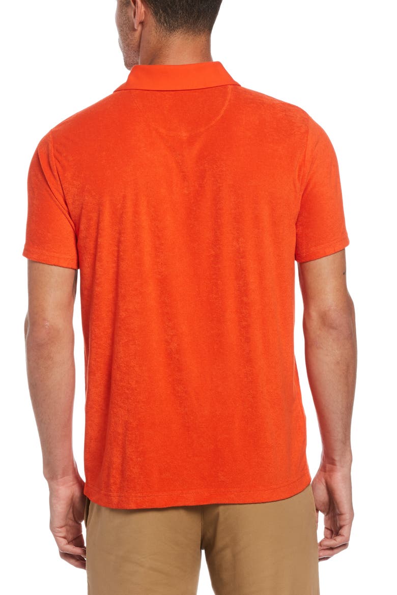 Terry Knit Polo, Alternate, color, CHERRY TOMATO