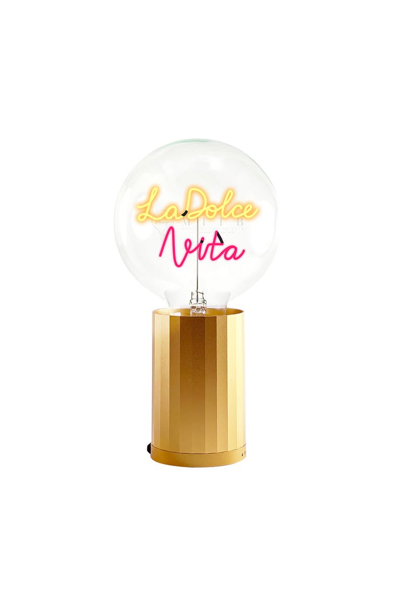 MITB Dolce Vita Portable Table Lamp, Main, color, Gold