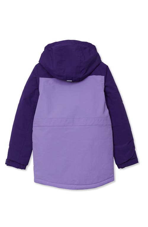 Lands' End Kids Squall Waterproof Insulated Winter Parka In Purple
